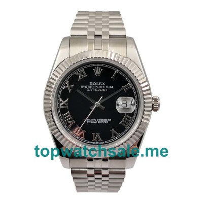 Replica Rolex Datejust 116234 UK - 41MM Steel Male Rolex Datejust Replica Watches - Blingwatches.co.uk