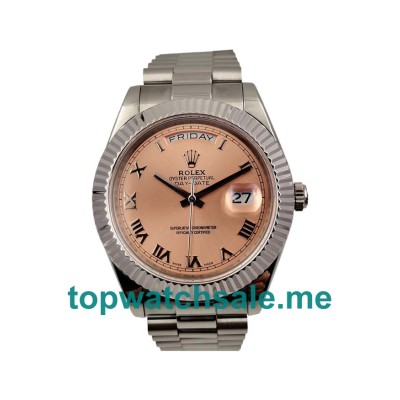 Replica Rolex Day-Date 218239 UK - 41MM Steel Male Rolex Day-Date Replica Watches - Blingwatches.co.uk