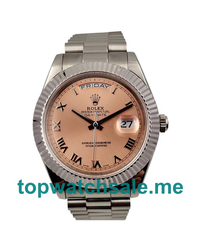 Replica Rolex Day-Date 218239 UK - 41MM Steel Male Rolex Day-Date Replica Watches - Blingwatches.co.uk