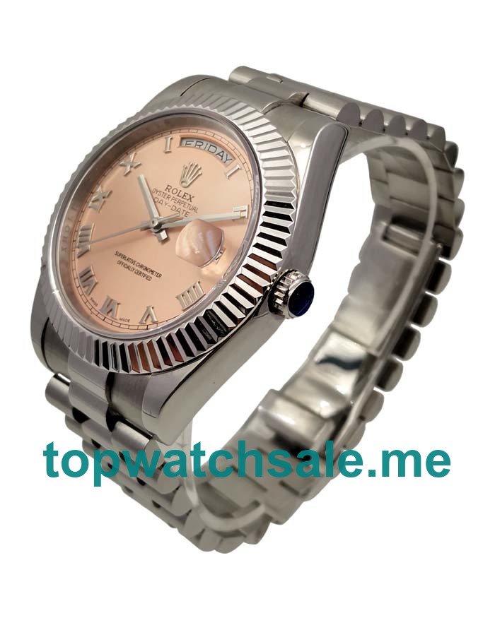 Replica Rolex Day-Date 218239 UK - 41MM Steel Male Rolex Day-Date Replica Watches - Blingwatches.co.uk