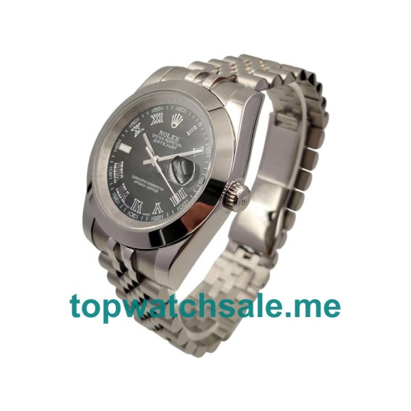Replica Rolex Datejust 116300 UK - 41MM Steel Male Rolex Datejust Replica Watches - Watchestop.me