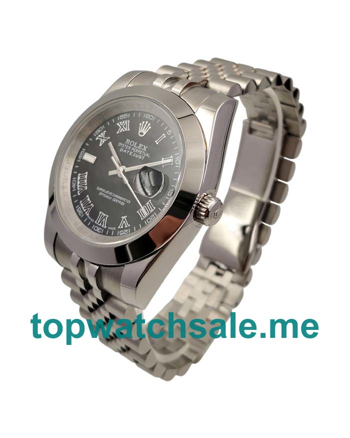 Replica Rolex Datejust 116300 UK - 41MM Steel Male Rolex Datejust Replica Watches - Watchestop.me