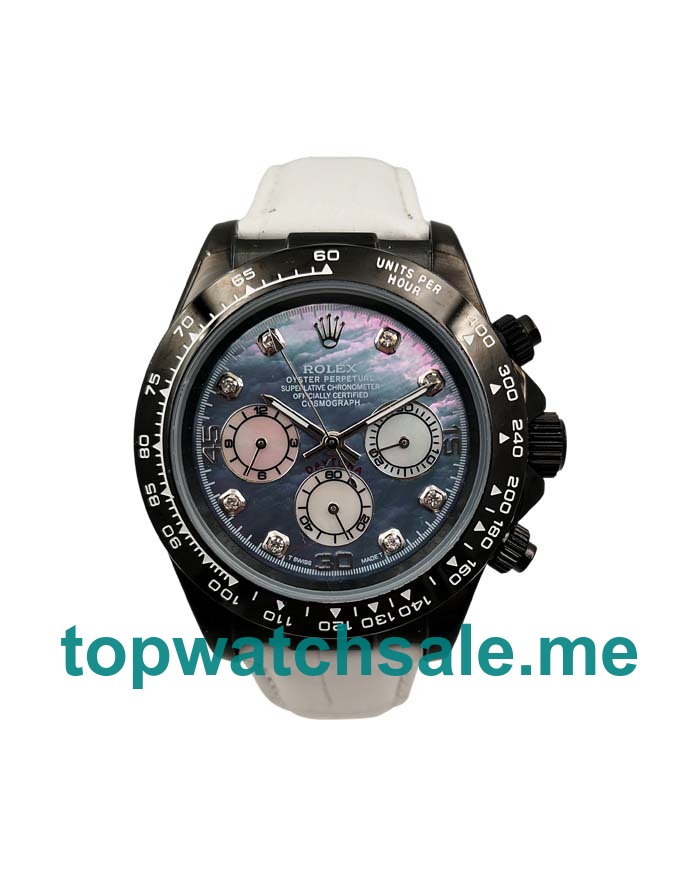 Replica Rolex Daytona 116519 UK - 40MM Steel Male Rolex Daytona Replica Watches - Blingwatches.co.uk
