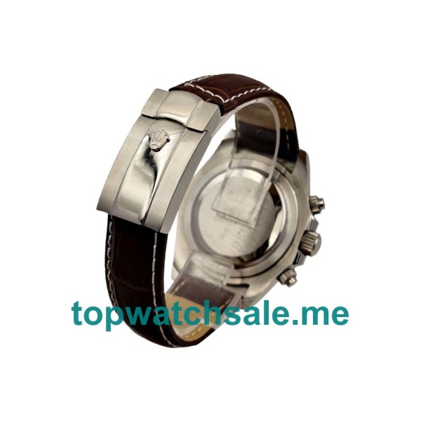 Replica Rolex Daytona 116589BR UK - 40MM Steel Male Rolex Daytona Replica Watches - Blingwatches.co.uk