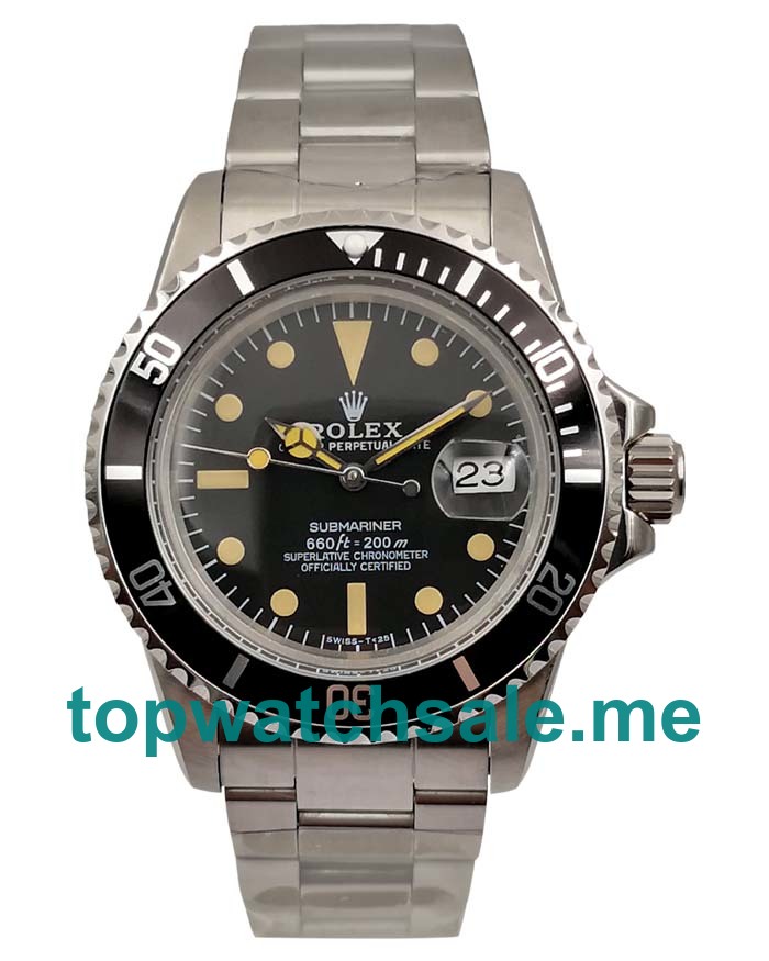 Replica Rolex Submariner 1680 UK - 40MM Steel Men Rolex Submariner Replica Watches - Blingwatches.co.uk