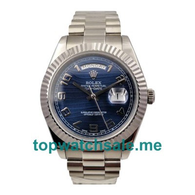 Replica Rolex Day-Date II 218239 UK - 41MM Steel Male Rolex Day-Date II Replica Watches - Blingwatches.co.uk