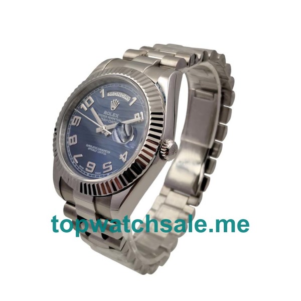 Replica Rolex Day-Date II 218239 UK - 41MM Steel Male Rolex Day-Date II Replica Watches - Blingwatches.co.uk