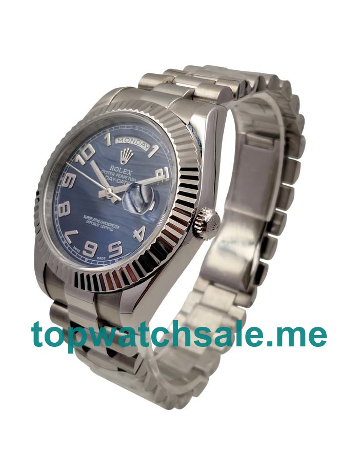 Replica Rolex Day-Date II 218239 UK - 41MM Steel Male Rolex Day-Date II Replica Watches - Blingwatches.co.uk