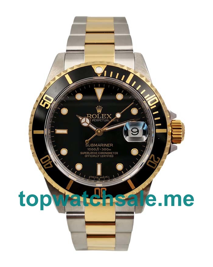 Replica Rolex Submariner 116613 LN UK - 40MM Steel & Gold Male Rolex Submariner Replica Watches - Blingwatches.co.uk