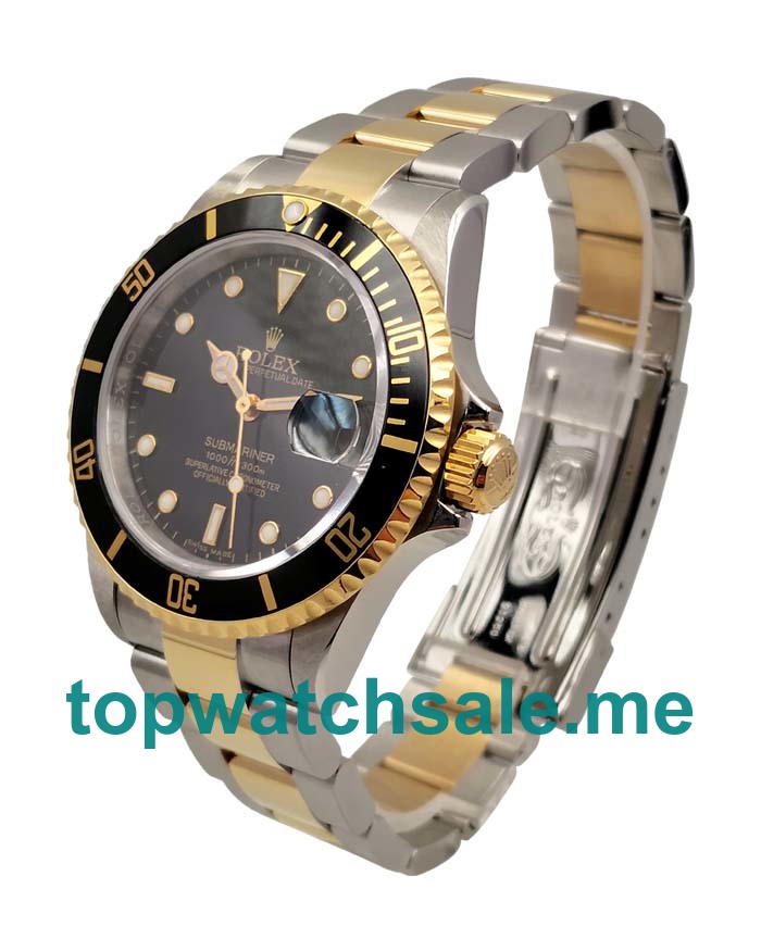 Replica Rolex Submariner 116613 LN UK - 40MM Steel & Gold Male Rolex Submariner Replica Watches - Blingwatches.co.uk