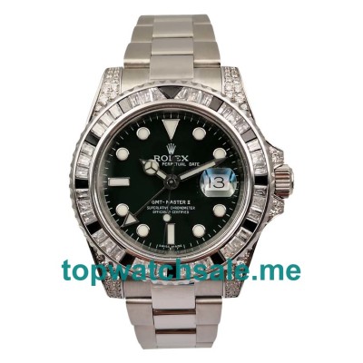 Replica Rolex GMT-Master II 116710LN UK - 40MM Steel Male Rolex GMT-Master II Replica Watches - Blingwatches.co.uk