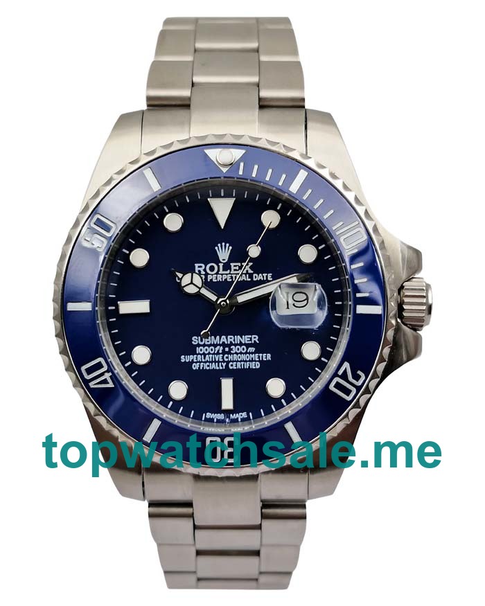 Replica Rolex Submariner 116619 LB UK - 40MM Steel Male Rolex Submariner Replica Watches - Blingwatches.co.uk