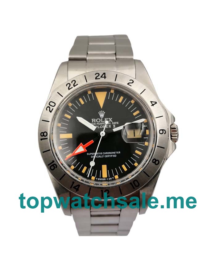 Replica Rolex Explorer II 1655 UK - 38MM Steel Male Rolex Explorer II Replica Watches - Blingwatches.co.uk