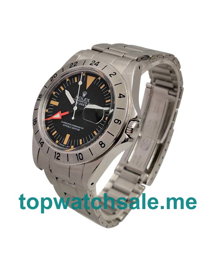 Replica Rolex Explorer II 1655 UK - 38MM Steel Male Rolex Explorer II Replica Watches - Blingwatches.co.uk