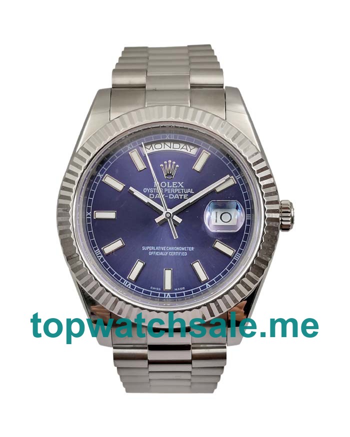 Replica Rolex Day-Date 118239 UK - 41MM Steel Male Rolex Day-Date Replica Watches - Blingwatches.co.uk