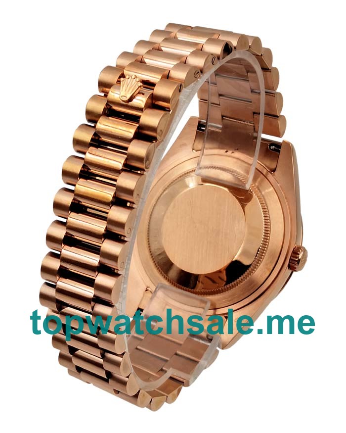 Replica Rolex Day-Date 218235 UK - 41MM Rose Gold Male Rolex Day-Date Replica Watches - Blingwatches.co.uk