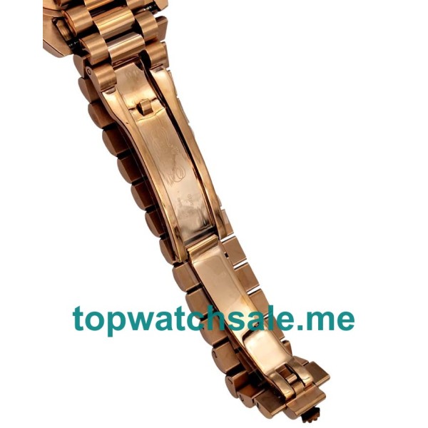 Replica Rolex Day-Date 218235 UK - 41MM Rose Gold Male Rolex Day-Date Replica Watches - Blingwatches.co.uk