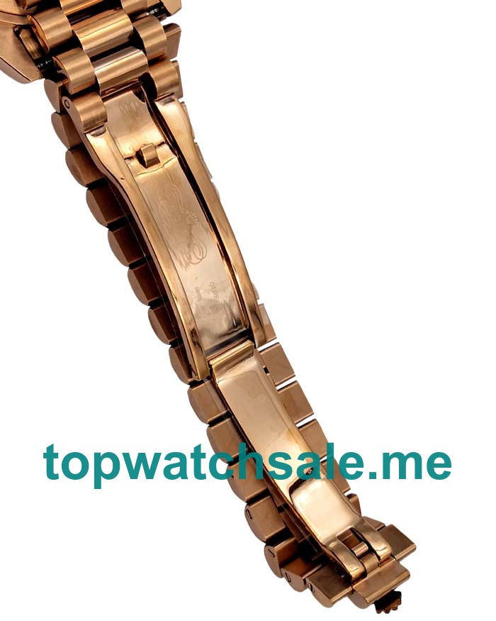 Replica Rolex Day-Date 218235 UK - 41MM Rose Gold Male Rolex Day-Date Replica Watches - Blingwatches.co.uk