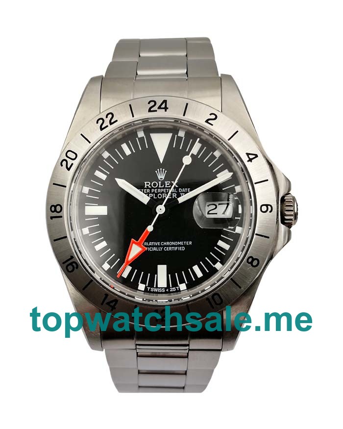 Replica Rolex Explorer II 1655 UK - 38MM Steel Male Rolex Explorer II Replica Watches - Blingwatches.co.uk