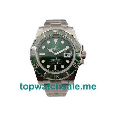 Replica Rolex Submariner Date 116610LV 2018 N V9S UK - 40MM Steel Male Rolex Submariner Date Replica Watches - Blingwatches.co.uk