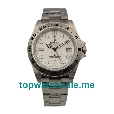Replica Rolex Explorer II 216570 UK - 40MM Steel Male Rolex Explorer II Replica Watches - Blingwatches.co.uk