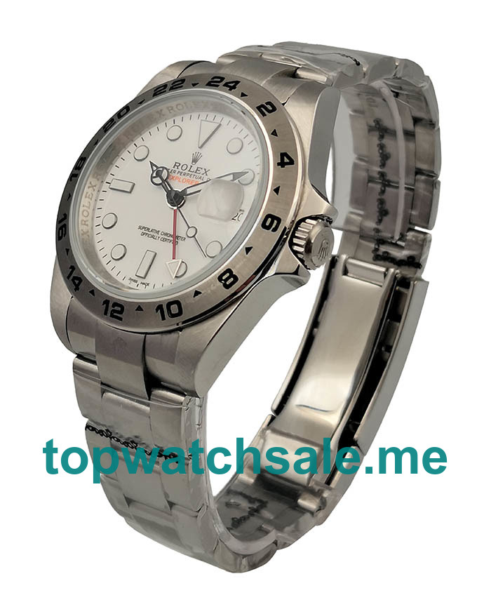 Replica Rolex Explorer II 216570 UK - 40MM Steel Male Rolex Explorer II Replica Watches - Blingwatches.co.uk