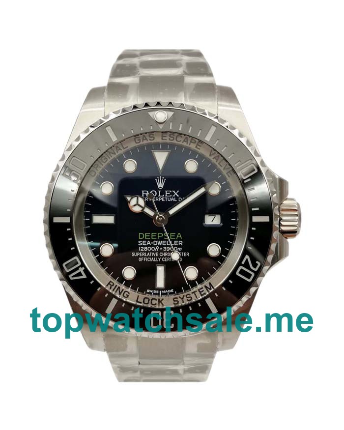 Replica Rolex Sea-Dweller Deepsea 116660 V7 UK - 44MM Steel Male Rolex Sea-Dweller Deepsea Replica Watches - Blingwatches.co.uk