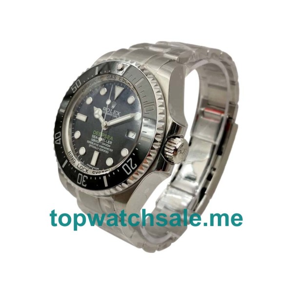 Replica Rolex Sea-Dweller Deepsea 116660 V7 UK - 44MM Steel Male Rolex Sea-Dweller Deepsea Replica Watches - Blingwatches.co.uk
