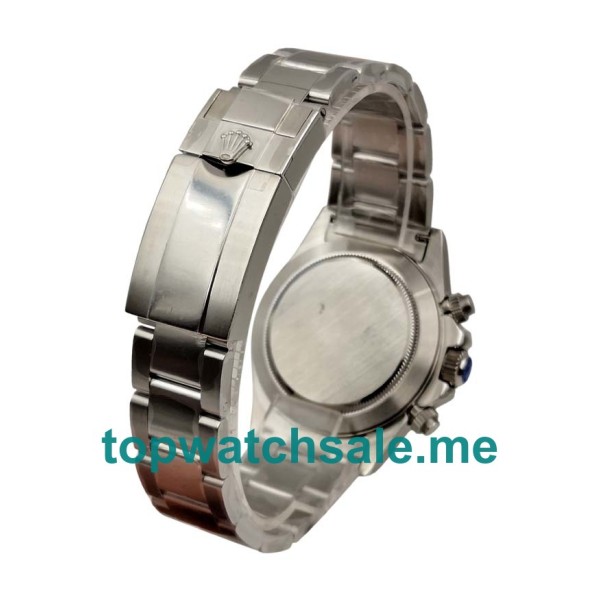 Replica Rolex Daytona 116519 UK - 40MM Steel Male Rolex Daytona Replica Watches - Blingwatches.co.uk