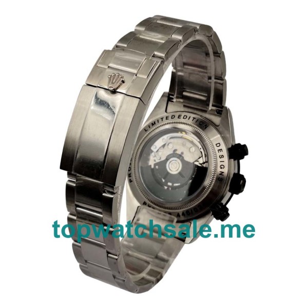 Replica Rolex Daytona 116500 LN UK - 40MM Steel Male Rolex Daytona Replica Watches - Blingwatches.co.uk
