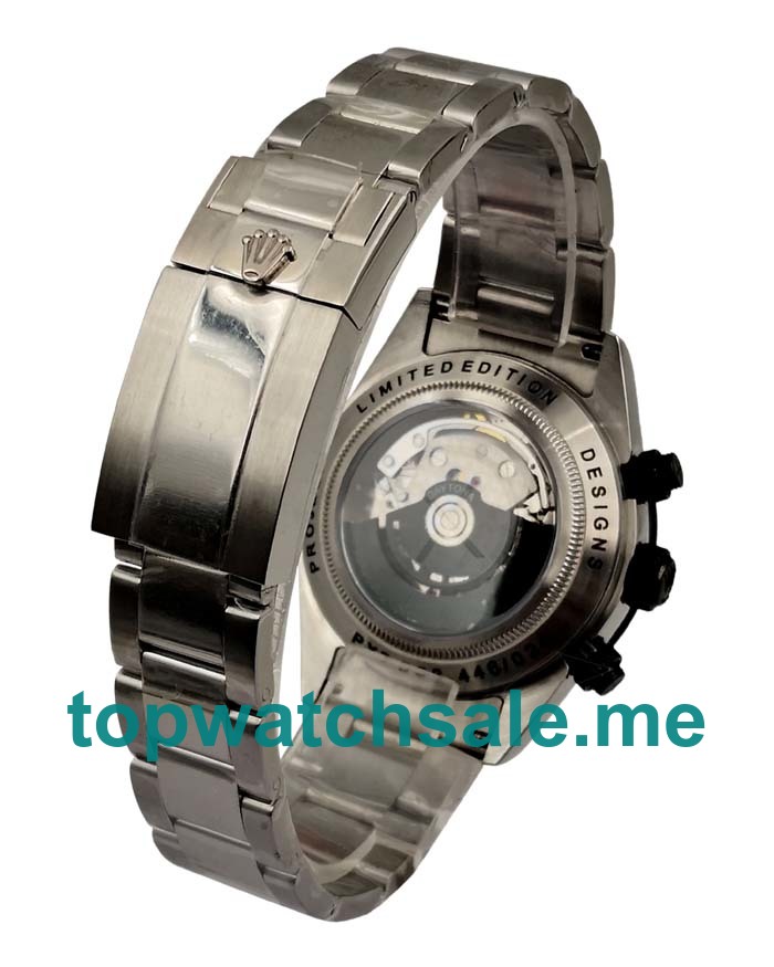 Replica Rolex Daytona 116500 LN UK - 40MM Steel Male Rolex Daytona Replica Watches - Blingwatches.co.uk