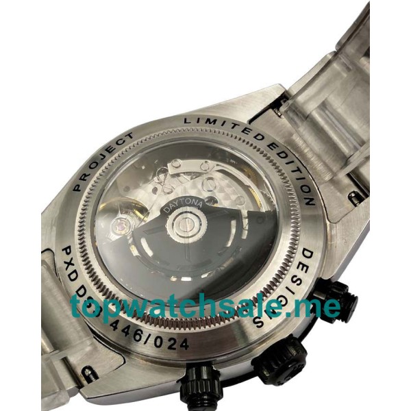 Replica Rolex Daytona 116500 LN UK - 40MM Steel Male Rolex Daytona Replica Watches - Blingwatches.co.uk