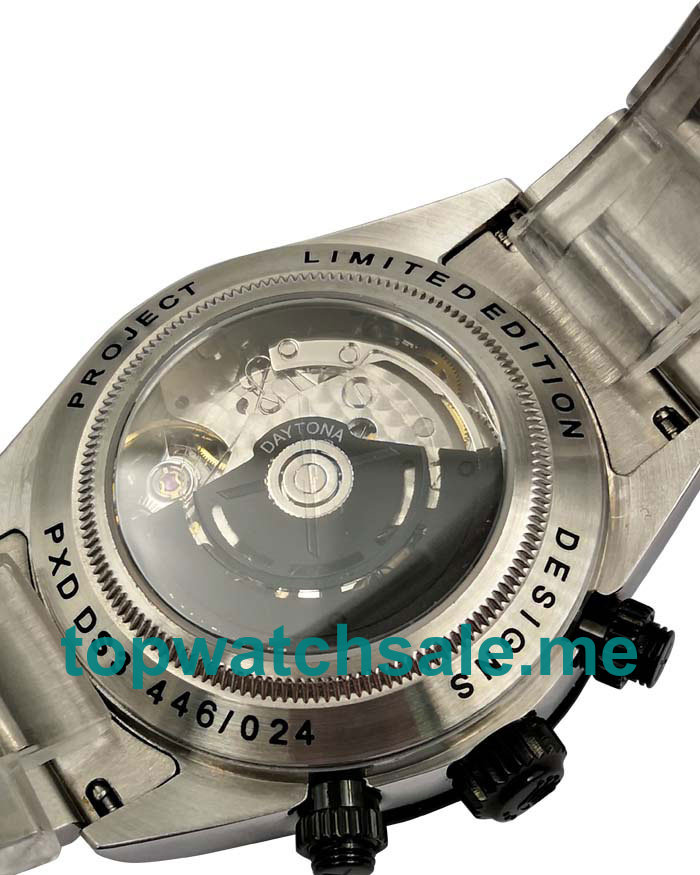 Replica Rolex Daytona 116500 LN UK - 40MM Steel Male Rolex Daytona Replica Watches - Blingwatches.co.uk