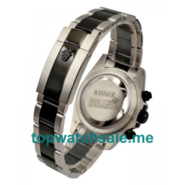 Replica Rolex Daytona 116500 UK - 40MM Steel Male Rolex Daytona Replica Watches - Blingwatches.co.uk