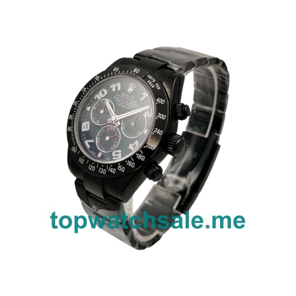 Replica Rolex Daytona 116509 UK - 40MM Steel Male Rolex Daytona Replica Watches - Blingwatches.co.uk