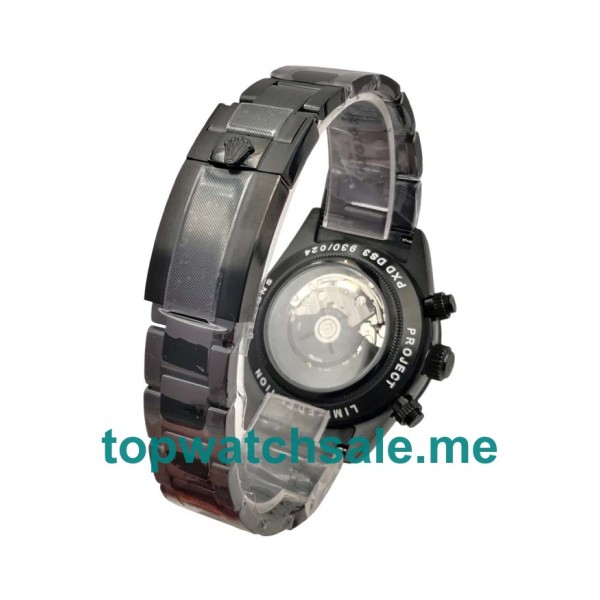 Replica Rolex Daytona 116509 UK - 40MM Steel Male Rolex Daytona Replica Watches - Blingwatches.co.uk