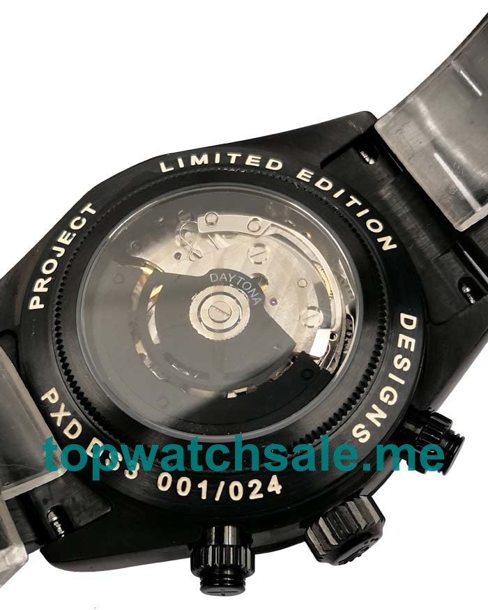 Replica Rolex Daytona 116520 UK - 40MM Steel Male Rolex Daytona Replica Watches - Blingwatches.co.uk