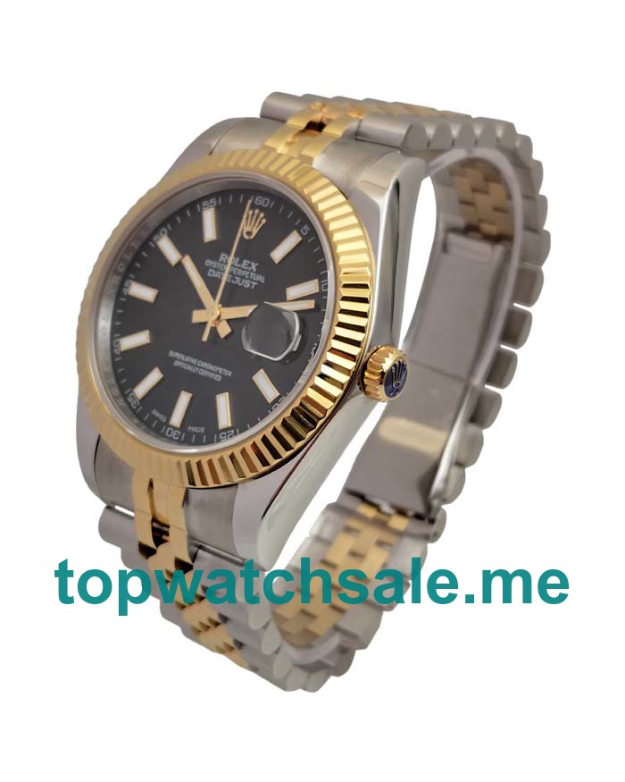 Replica Rolex Datejust II 116333 EW UK - 41MM Steel & Yellow Gold Male Rolex Datejust II Replica Watches - Blingwatches.co.uk