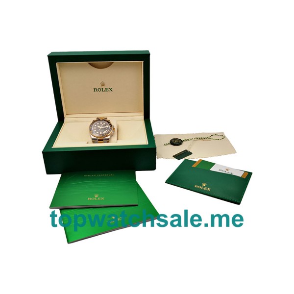 Replica Rolex GMT-Master II 116713 LN UK - 40MM Steel & Gold Male Rolex GMT-Master II Replica Watches - Blingwatches.co.uk