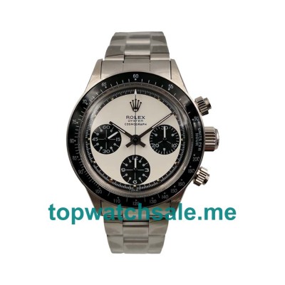 Replica Rolex Daytona 6263 UK - 36MM Steel Male Rolex Daytona Replica Watches - Blingwatches.co.uk