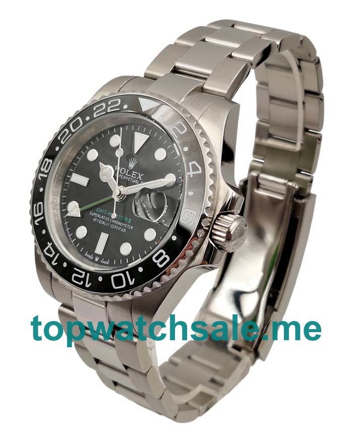 Replica Rolex GMT-Master II 116710 LN UK - 40MM Steel Male Rolex GMT-Master II Replica Watches - Blingwatches.co.uk