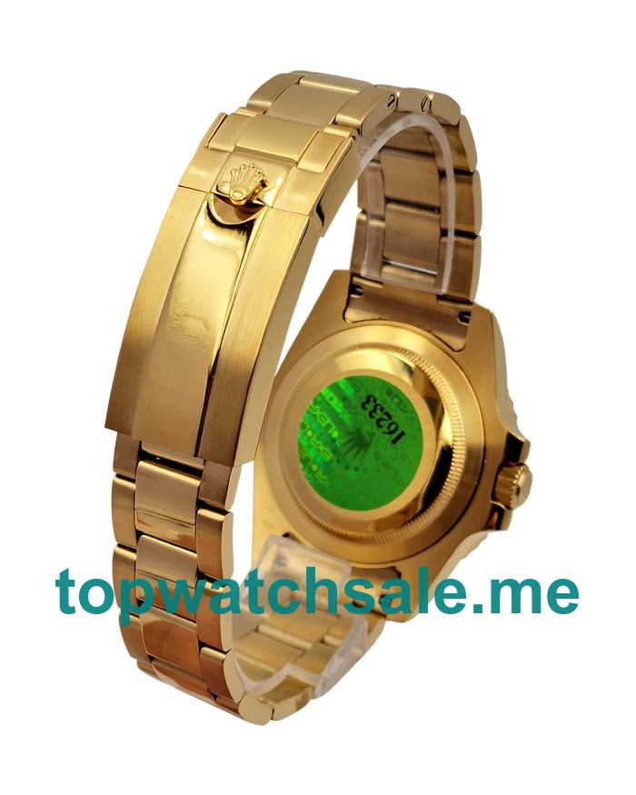 Replica Rolex GMT-Master II 116718 UK - 40MM Gold Male Rolex GMT-Master II Replica Watches - Blingwatches.co.uk