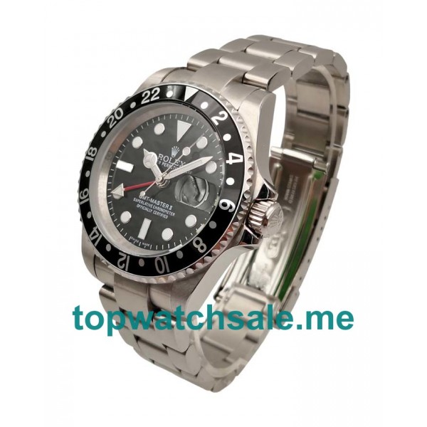 Replica Rolex GMT-Master II 16710 LN UK - 40MM Steel Male Rolex GMT-Master II Replica Watches - Blingwatches.co.uk