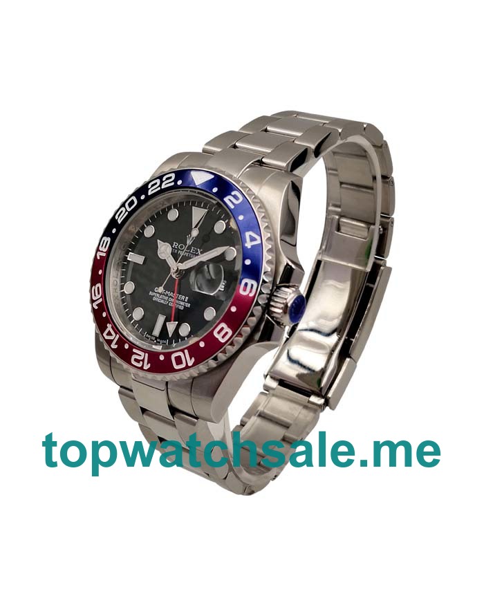 Replica Rolex GMT-Master II 116719 BLRO UK - 40MM White Gold Male Rolex GMT-Master II Replica Watches - Blingwatches.co.uk