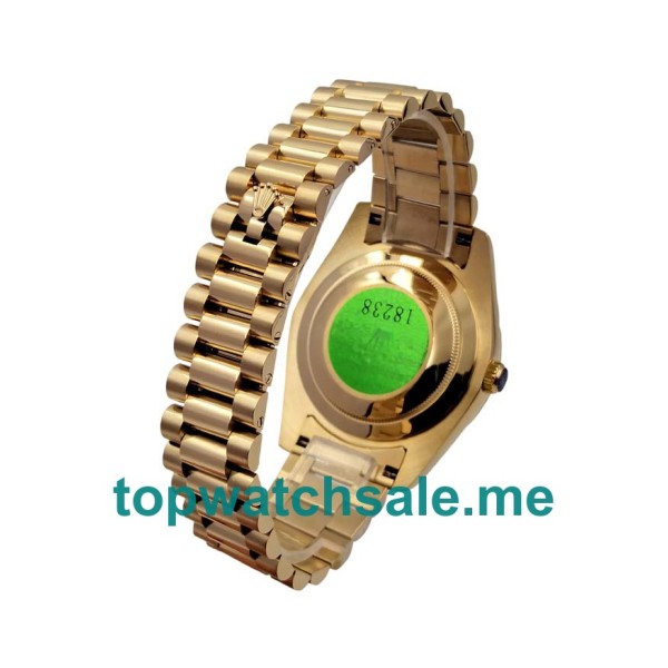 Replica Rolex Day-Date 218348 UK - 41MM Gold Male Rolex Day-Date Replica Watches - Blingwatches.co.uk