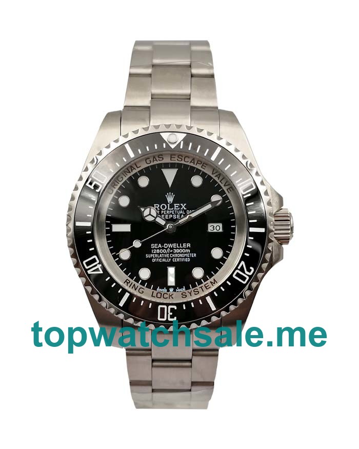 Replica Rolex Sea-Dweller Deepsea 116660 UK - 44MM Steel Male Rolex Sea-Dweller Deepsea Replica Watches - Blingwatches.co.uk