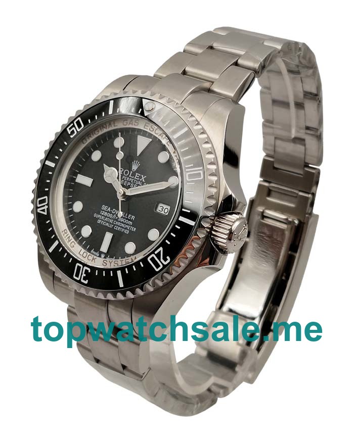 Replica Rolex Sea-Dweller Deepsea 116660 UK - 44MM Steel Male Rolex Sea-Dweller Deepsea Replica Watches - Blingwatches.co.uk