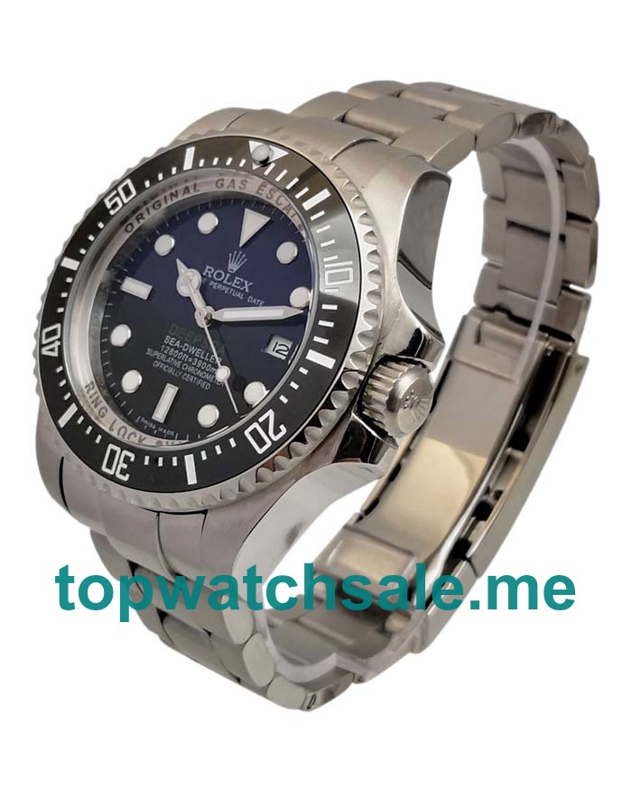 Replica Rolex Sea-Dweller Deepsea 116660 UK - 44MM Steel Male Rolex Sea-Dweller Deepsea Replica Watches - Blingwatches.co.uk