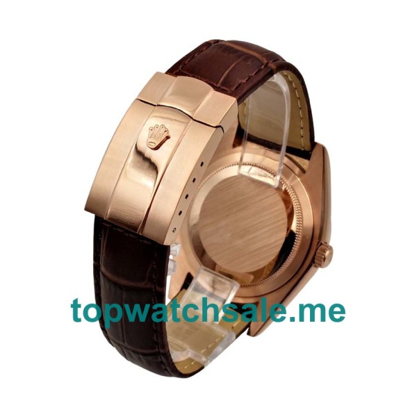 Replica Rolex Sky-Dweller 326135 UK - 42MM Rose Gold Male Rolex Sky-Dweller Replica Watches - Blingwatches.co.uk