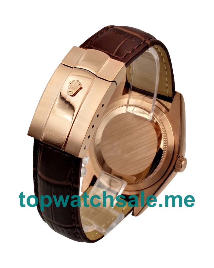 Replica Rolex Sky-Dweller 326135 UK - 42MM Rose Gold Male Rolex Sky-Dweller Replica Watches - Blingwatches.co.uk